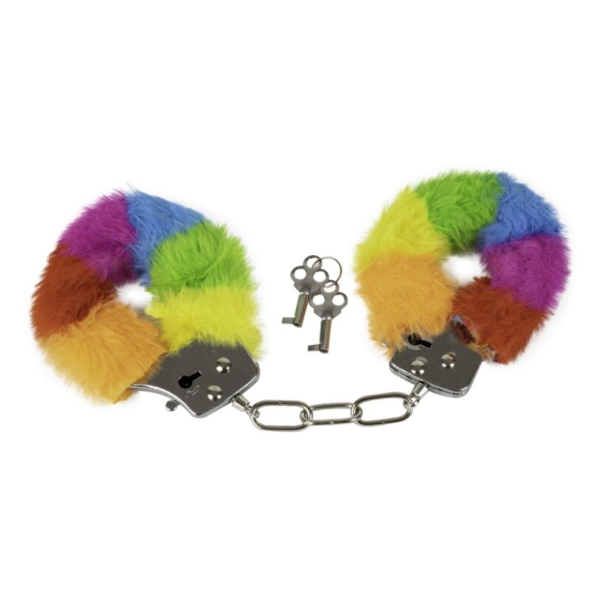 SPENCER & FLEETWOOD - MANETTE IN METALLO FODERATE ARCOBALENO