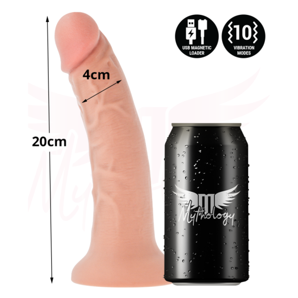 MYTHOLOGY - ASHER ORIGINAL DILDO M - VIBRATOR + WATCHME WIRELESS TECHNOLOGY CONTROL