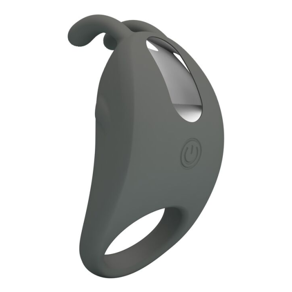 PRETTY LOVE - ANILLO VIBRADOR RECARGABLE CON ESTIMULADOR DE CONEJO