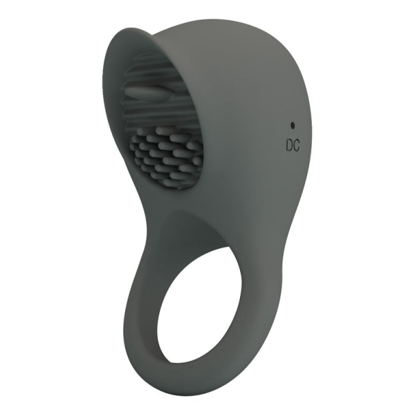 PRETTY LOVE - RECHARGEABLE VIBRATING RING WITH ORAL STIMULATION