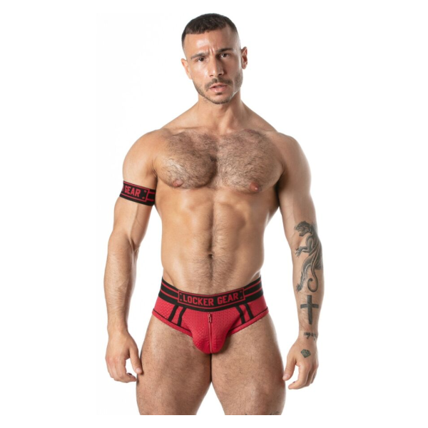 LOCKER GEAR - SPORT-MESH-JOCKBRIEF ROT XL