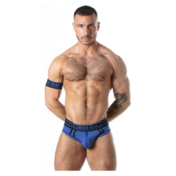 LOCKER GEAR - INSOLITO SPORTIVO IN RETE - BLU, TAGLIA L