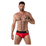 LOCKER GEAR - LOCKER GEAR CON FASCIA IN VITA LARGA ROSSO TAGLIA S