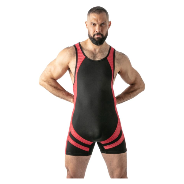 LOCKER GEAR - CANOTTA AD ACCESSO LIBERO ROSSA M