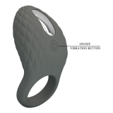PRETTY LOVE - ANILLO VIBRADOR RECARGABLE CON ESTIMULADOR TEXTURIZADO