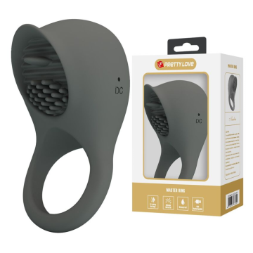 PRETTY LOVE - ANNEAU VIBRANT RECHARGEABLE AVEC STIMULATION ORALE