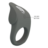 PRETTY LOVE - ANNEAU VIBRANT RECHARGEABLE EN SILICONE FLEXIBLE
