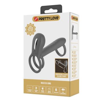 PRETTY LOVE - PEN SLEEVE WITH DUAL STIMULATION AND ORAL EFFECT