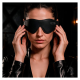 FETISH SUBMISSIVE - MASQUE EN CUIR VÉGAN AVEC DOUBLURE EN NOPRÈNE