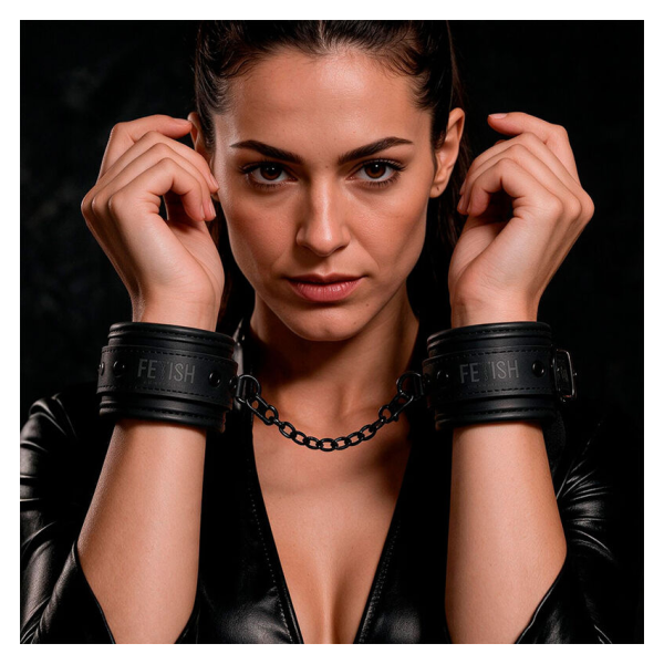 FETISH SUBMISSIVE - CHEVILLES EN CUIR VÉGÉTALIEN AVEC DOUBLURE EN NOPRÈNE