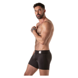 LOCKER GEAR - BOXER CON FASCIA IN VITA LARGA NERO TAGLIA S