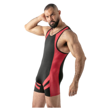 LOCKER GEAR - CANOTTA AD ACCESSO LIBERO ROSSA M