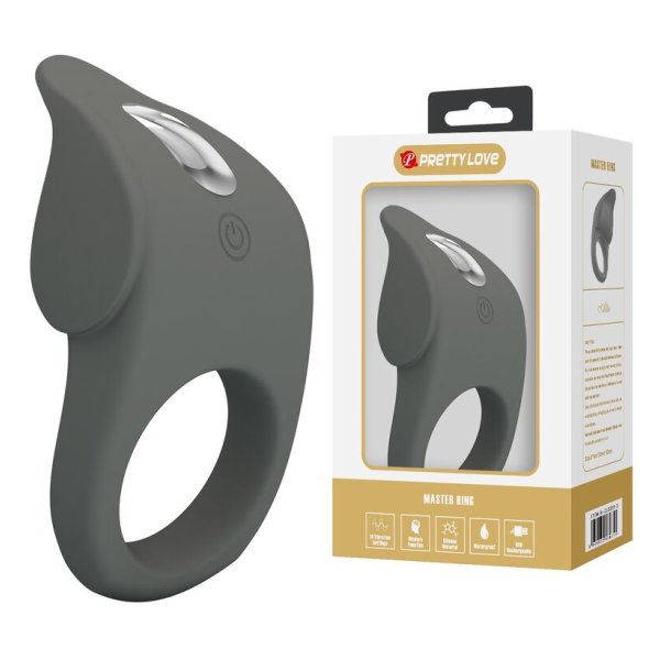 PRETTY LOVE - ANELLO VIBRANTE IN SILICONE FLESSIBILE RICARICABILE