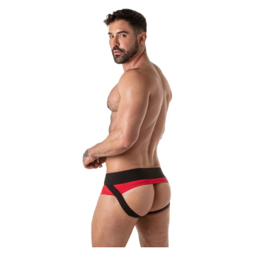 LOCKER GEAR - WIDE WAISTBAND JOCK BRIEF RED L