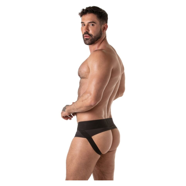 LOCKER GEAR - SLIP DE SPORT NOIR À CEINTURE LARGE TAILLE L
