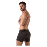 LOCKER GEAR - BAULE CON FASCIA IN VITA LARGA NERO TAGLIA M