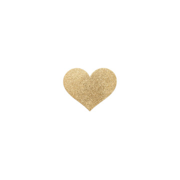 BIJOUX - INDISCRETS FLASH GOLDEN HEART NIPPELABDECKUNGEN - BIJOUX FLA…