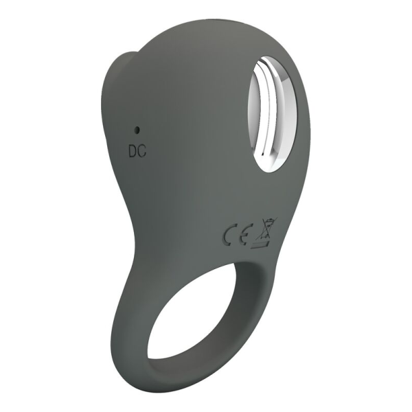 PRETTY LOVE - RECHARGEABLE VIBRATING RING WITH ORAL STIMULATION