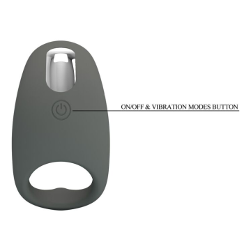 PRETTY LOVE - ANILLO VIBRADOR RECARGABLE SILICONA SUAVE