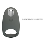 PRETTY LOVE - ANILLO VIBRADOR RECARGABLE SILICONA SUAVE