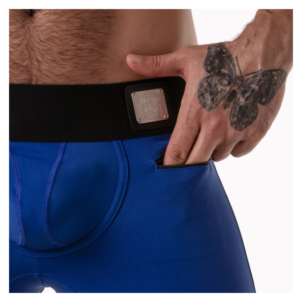 LOCKER GEAR - BREITER BUND-HOSE BLAU M