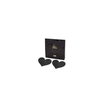 BIJOUX - INDISCRETS FLASH BLACK HEART NIPPLE CUTS - BIJOUX FLASH COLL…