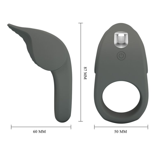 PRETTY LOVE – WIEDERAUFLADBARER, FLEXIBLER SILIKON-VIBRATIONSRING
