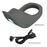 PRETTY LOVE - RECHARGEABLE FLEXIBLE SILICONE VIBRATING RING
