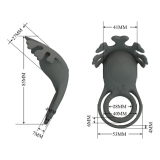 PRETTY LOVE - ANELLO VIBRANTE RICARICABILE CON STIMOLATORE