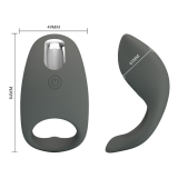 PRETTY LOVE - ANILLO VIBRADOR RECARGABLE SILICONA SUAVE