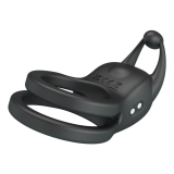 PRETTY LOVE - ANNEAU PÉNIS DOUBLE VIBRANT RECHARGEABLE GOODWIN NOIR