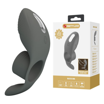 PRETTY LOVE - ANNEAU VIBRANT RECHARGEABLE À DOUBLE STIMULATION