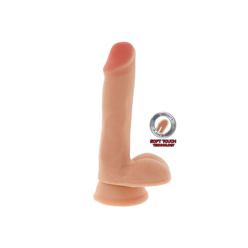 Get Real - Gode Double Densité 17 Cm Balles Peau | Vybes.it