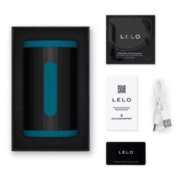 LELO - F2S DOUBLE SONIC MALE STROKER WITH DUAL SONIC STIMULATION TEAL