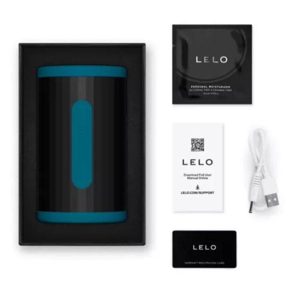 LELO - F2S DOUBLE SONIC MALE STROKER WITH DUAL SONIC STIMULATION TEAL