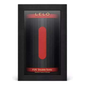 LELO - F2S DOUBLE SONIC MALE STROKER MIT DUALER SCHALLSTIMULATION ROT