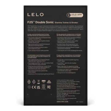 LELO - F2S DOPPIO STIMOLATORE SONICO MASCHILE CON DOPPIA STIMOLAZIONE SONICA ROSSO