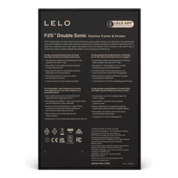 LELO - F2S DOUBLE SONIC MALE STROKER MIT DUALER SCHALLSTIMULATION TÜRKIS