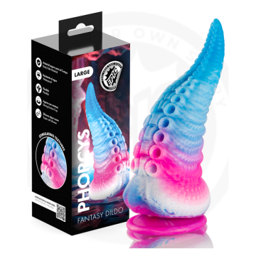 EPIC - DILDO A TENTACOLI BLU DI PHORCYS, TAGLIA GRANDE