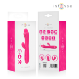 INTENSE - VIBRATORE FLESSIBILE IVY 10 VIBRAZIONI CON STIMOLAZIONE DELLA LINGUA ROSA