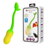 PRETTY LOVE - PULSEN APP CONTROL VIBRATING EGG 12 FUNCTIONS USB RECHARGEABLE GREEN-YELLOW