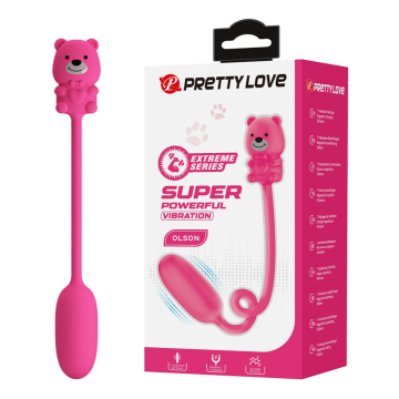PRETTY LOVE - OLSON RECHARGEABLE BULLET VIBRATOR WITH WIRED CONTROLLER PINK