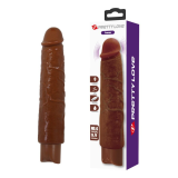 PRETTY LOVE - GAVIN REALISTISCHER VIBRATOR 25 CM Ø 5 CM BRAUN