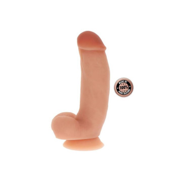 Get Real - Dildo Silicona 18 Cm Con Testículos Natural | Vybes.it