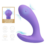 PRETTY LOVE - ANDROMEDA RECHARGEABLE DUAL STIMULATION VIBRATOR PURPLE