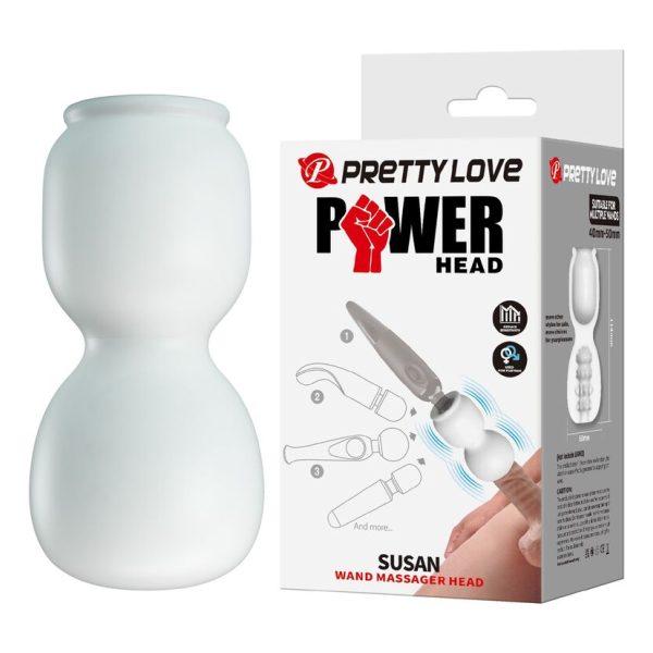 PRETTY LOVE – SUSAN POWER HEAD WAND MASSAGEAUFSATZ Ø 6,5 CM