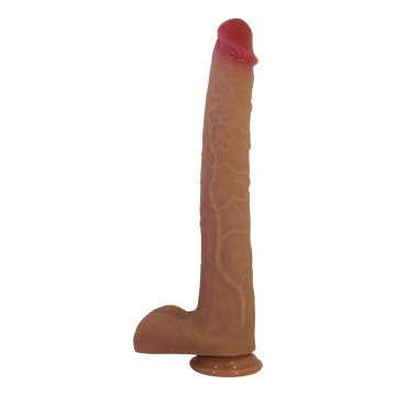 PRETTY LOVE - TERIN PLUS GODEMICHET RÉALISTE EN SILICONE AVEC VENTOUSE 37,6 CM Ø 5,5 CM