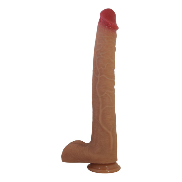 PRETTY LOVE - TERIN PLUS GODEMICHET RÉALISTE EN SILICONE AVEC VENTOUSE 37,6 CM Ø 5,5 CM