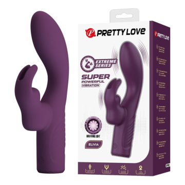 PRETTY LOVE - OLIVIA RECHARGEABLE RABBIT VIBRATOR 10 FUNCTIONS
