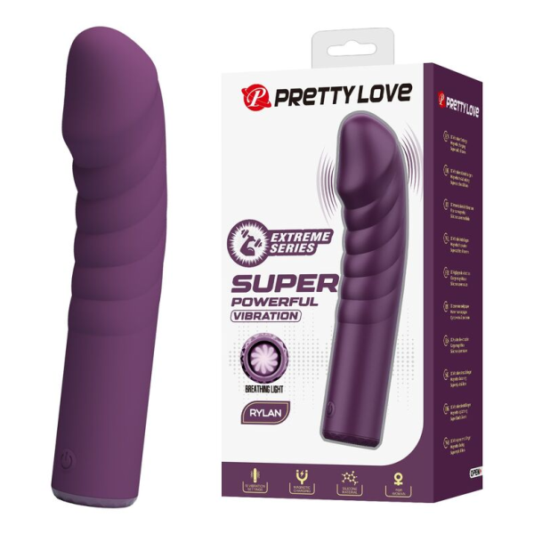 PRETTY LOVE - VIBRATEUR RECHARGEABLE RYLAND 10 FONCTIONS VIOLET